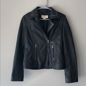 MICHAEL Michael Kors genuine leather jacket